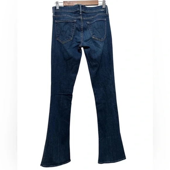 Mother The Runaway Low Rise Jeans Flowers From The Storm Blue Denim Women’s 27 - Picture 4 of 10